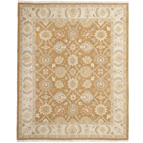 Kalaty Asara Area Rug SA4041 Traditional Oriental Contemporary Design with Rectangle Orange, 9' x 12'