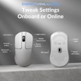 thumbnail image 3 of Mouse Keychron M3 Mini inalámbrico Bluetooth 5.3 55 g blanco, 3 of 9