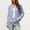 Blue, variant on Xdegoge Cardigan Sweaters for Women Lightweight Button Down Crewneck Long Sleeve Pointelle Knit Sweaters Hollow Out Fall Winter Elegant Soft Crochet Knitwear