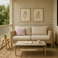 thumbnail image 6 of Creative Products Herringbone Print Pink 16 x 16 Indoor / Outdoor Pillow, 6 of 8