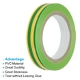 thumbnail image 3 of Unique Bargains 32.8Ft Tennis Racket Badminton Racquet Grip Finishing Tapes, Yellow Green 3 Pack, 3 of 5