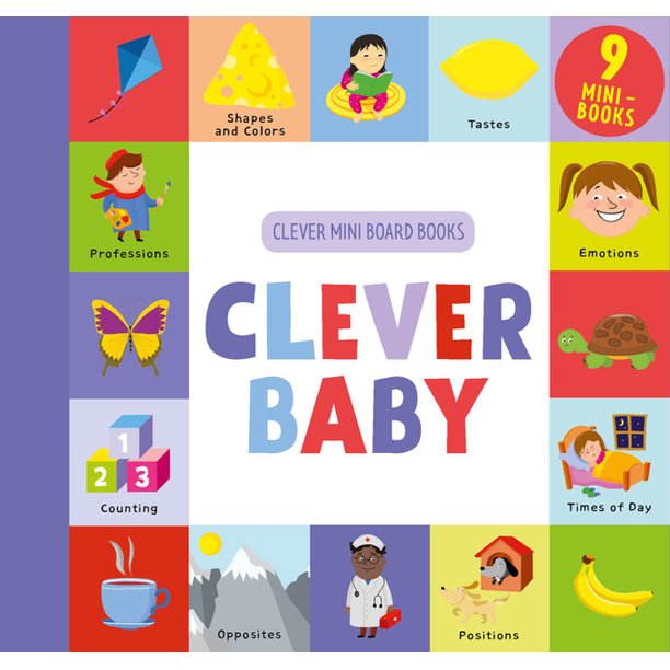 Clever Mini Board Books: Clever Baby : 9 Mini Board Book Box Set (Board ...