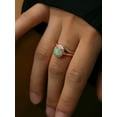 thumbnail image 3 of 9x11MM Oval Ethiopian Opal Diamond Halo Engagement Ring 14k Rose Gold, 3 of 3