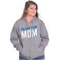 thumbnail image 5 of Go Ask Your Mom Funny Best Mother Zip Hoodie Sweatshirt Women Brisco Brands S, 5 of 6