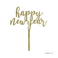 thumbnail image 3 of Gold Glitter Happy New Year Acrylic Cake Topper, 3 of 3