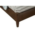 thumbnail image 6 of Alpine Furniture Flynn Mid Century California King Panel Bed in Walnut (Brown), 6 of 9