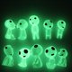 thumbnail image 1 of Juego de 10 (verde claro) Accesorios de jardín de hadas que brillan en la oscuridad, árboles, elfos, decoración de jardín fantasma luminosa en miniatura, kit de 10 piezas para micropaisajes, gnomos, decoración de jardín, kit de jardín pelou JM, 1 of 5