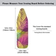 thumbnail image 5 of HELLHERO 15x54 Inch Ironing Board Cover Hook and Loop Soft Fabric Laundry Room, Tropical Leaf Pattern, 5 of 5