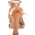 thumbnail image 4 of Sam Edelman Women's Layton Feather Strappy Heel Warm Blush 8M, 4 of 5