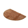 Chenille Half Round Carpet Water Absorbing Foot Mat Bathroom Entrance Floor Mat Bedroom Toilet