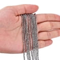thumbnail image 4 of 1strand Non-Magnetic Hematite Beads Strands Faceted Round Silver Plated 3mm Hole: 1mm 136pcs/strand 15.7 inch, 4 of 5