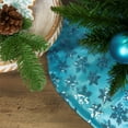 thumbnail image 3 of Northlight Jupe de Noël Mini Motif Flocon de Neige à Sequins Bleus 20 Pouces, 3 of 6