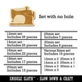 thumbnail image 2 of Sewing Machine Silhouette Wood Mini Charms Shapes DIY Craft Jewelry - No Hole - Various Sizes (16pcs), 2 of 7