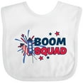thumbnail image 3 of Inktastic 4th of July Boom Squad Blue and Red Fireworks Boys or Girls Baby Bib, 3 of 4