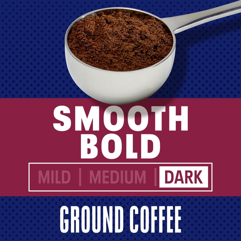 MAMAさん専用パープル、ディープルージュ、ブルー 3D 0.07 MIX2×3 Maxwell House, Ground Coffee, 26.7 oz Canister, Smooth Bold Dark
