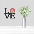 thumbnail image 2 of Buff Cocker Spaniel Hearts Love Valentines Day Metal Wall Artwork LOVE, 2 of 2