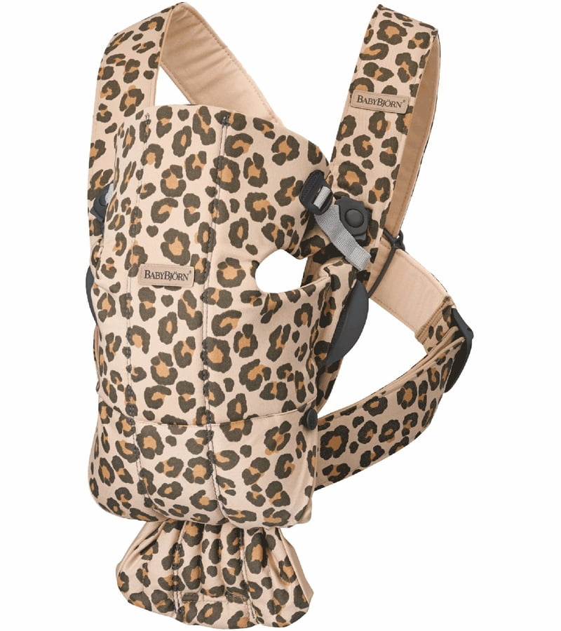 Baby Bjorn Cotton Baby Carrier One Beige/Leopard BabyBjorn Free Shipping! 