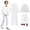 White, variant on Boy's Formal Suit 6 Piece Set Slim Fit Kids Tuxedo Suits for Wedding Teen Toddler Boy Dress Suit Outfit White 5-6 Years