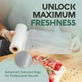 thumbnail image 4 of Avid Armor Vacuum Sealer Rolls, 8"x25', 4 Pack, BPA-Free Heavy Duty, FoodSaver Compatible, 4 of 8