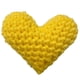 thumbnail image 2 of Pequeño corazón de ganchillo con bolsillo, tejido acrílico, mini símbolo de amor de 7 cm, pequeño recuerdo para el Día de San Valentín o cumpleaños, tarjeta de nombre extraíble con bolsa de organza,, 2 of 5