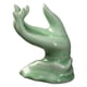 thumbnail image 1 of Quemador de de mano de Buda, soporte de para de oficina, meditación Verde para Cono Zulema porta incienso, 1 of 8
