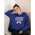 thumbnail image 5 of Tstars Mens Video Game Gift for Gamer Shirt I Paused My Game to Be Here Cool Funny Humor Nerdy Geek Gaming Birthday Gift for Dad Husband Son Hoodie, 5 of 7