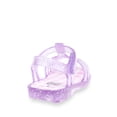 thumbnail image 3 of Wonder Nation Baby Girls Glitter Jelly Fisherman Sandal, 3 of 5