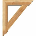 thumbnail image 2 of Ekena Millwork 4"W x 24"D x 28"H Traditional Traditional Rough Sawn Bracket, Western Red Cedar, 2 of 4