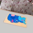 thumbnail image 3 of Rompecabezas de madera con formas de animales, juguete de desarrollo Montessori artesanal de madera Elefante, 3 of 7
