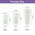 thumbnail image 2 of Laklulu Leak Proof Refillable Squeezable Containers Set for Liquid Shampoos  and Toiletries, 2 of 6