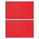 thumbnail image 1 of Uxcell 2-Pack Parche en Blanco de Bandera Roja Sólida, Parches Bordados Rectangulares de 3.1" x 2" Color Puro para DIY Ropa, 1 of 1