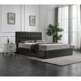 thumbnail image 3 of Greatime BS1111-2 Storage Bed, King, Dark Brown, 3 of 5