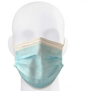 ChromaCast Defense Face Cloths - 50 Pack, 3-Ply Disposable Work Bench Face Cloths w Ear Loops