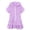 Purple_001, variant on Bmisegm Girls Dress Hooded Zip Front Short Sleeve Ruffle Beach Swim Cover up Casual Dresses for Girls 6-7 Years