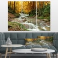 thumbnail image 3 of Design Art - Forest Waterfall with Yellow Trees, 3 of 3