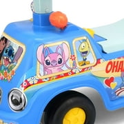 Kiddieland: My First Ride-On: Stitch - Disney Lights & Sounds Foot-To-Floor Vehicle, Interactive Dashboard, Storage Seat, Kids & Toddlers Ages 12-36mo