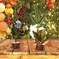 thumbnail image 6 of Beppter Christmas Decoration Flowers Bouquet Mini Christmas Tree Table Decorations Trees Tabletop Centerpiece Berries Branches for Office Desk Shelf Mantle Kitchen Counter Home Holiday Winter Party, 6 of 6