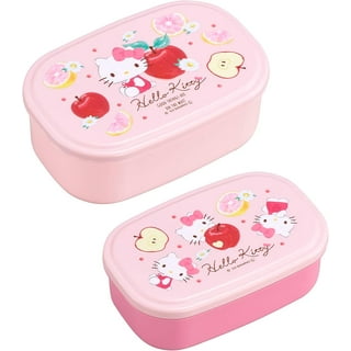 Japan Sanrio HELLO KITTY lunch box & cutlery & container & water bottle 5set