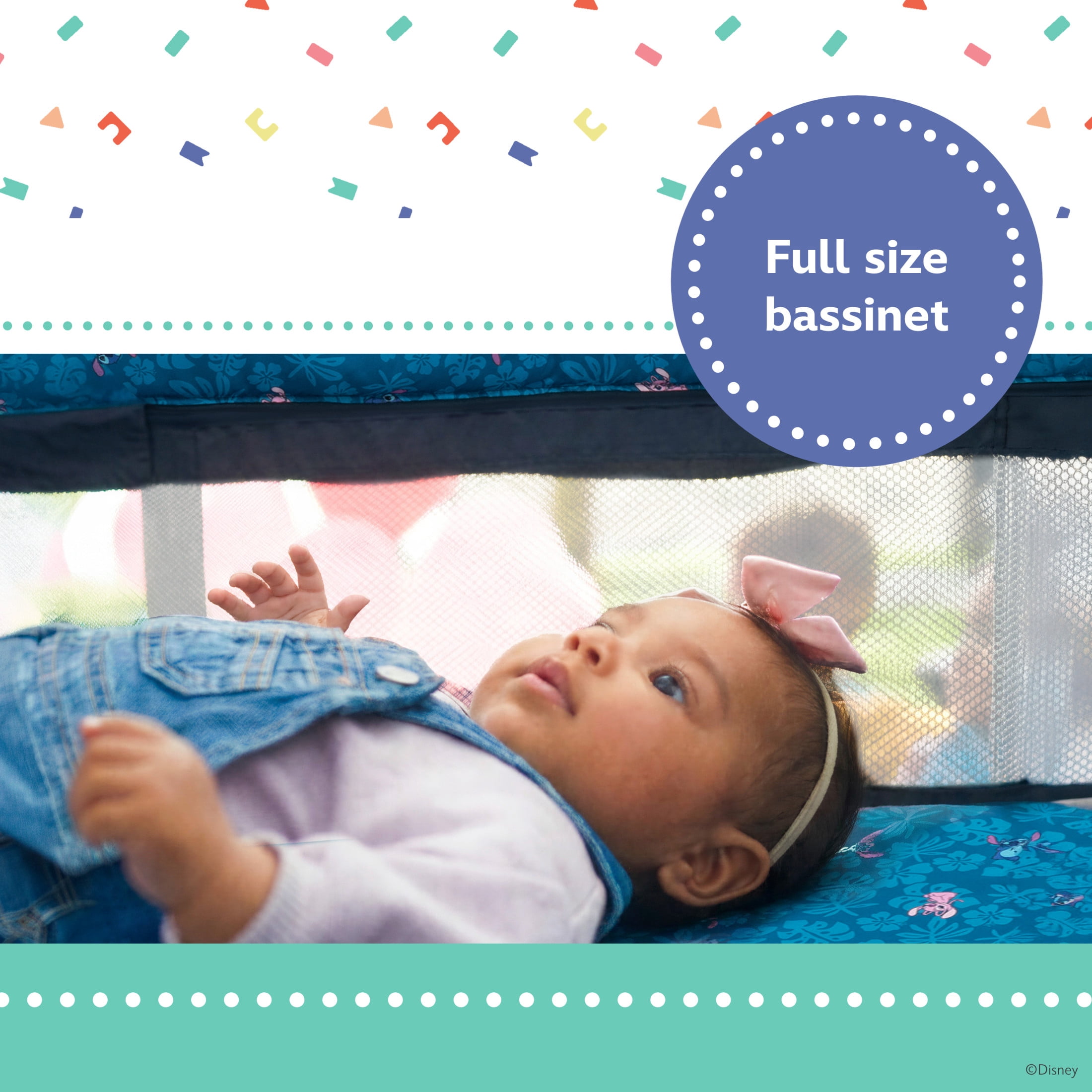 Disney Baby® 3D Ultra Play Yard, Tropical Stitch