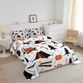 thumbnail image 3 of Erosebridal Happy Camping Theme Bedding King Comforter Set, Tent Pine Tree Duvet Insert, Reversible 3-Piece, 3 of 7