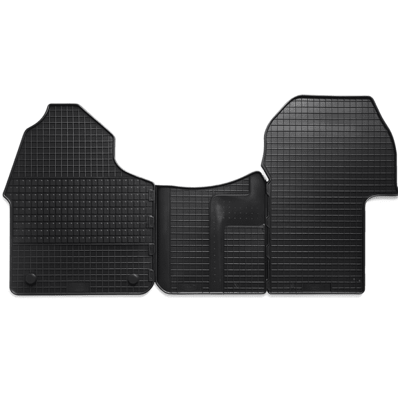 Custom Fit Floor Mats for 2019-2026 Mercedes Sprinter/Dodge Sprinter 1500, 2500, 3500, 4500 Heavy Duty, All Weather Floor Liner (Rubber, Black)