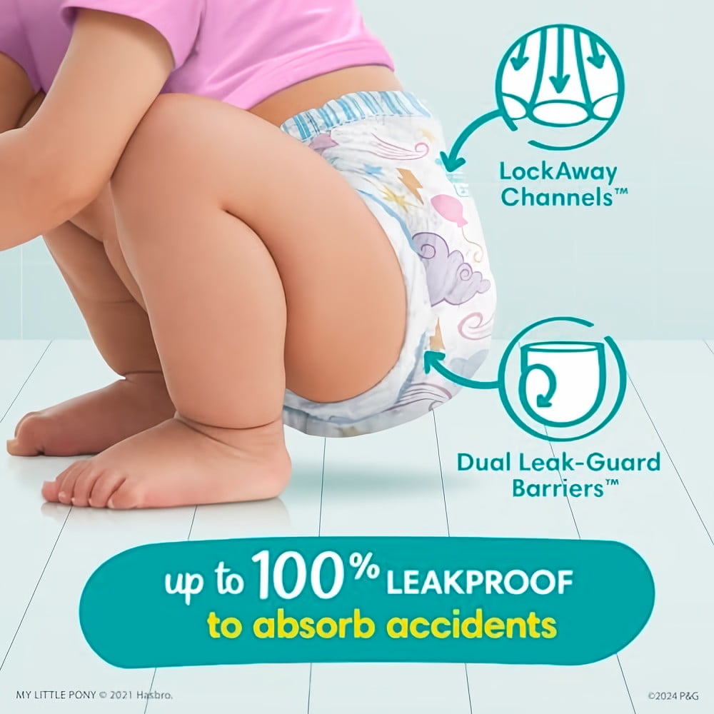 Pampers Easy Ups Girls' Training Pants (Pack of 2)