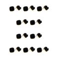 thumbnail image 3 of Guardurnaity Pendientes elegantes de moda, accesorios decorativos, pendientes de tuerca brillantes para chicas jóvenes, adorno de vestir para Tipo 2 10piezas, 3 of 6