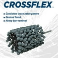 thumbnail image 4 of Weiler 34270 Crossflex Heavy Duty Bore Brush 3-3/4 Diameter 120SC Grit, Green, 3.75", 4 of 7