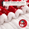thumbnail image 4 of TEMOGU-Electric Heated Blanket Full Size 72"x84" - Christmas Snowman,4 Heat Settings,10H Auto Shut Off, Soft Flannel Material, Machine Washable,Snowman, 4 of 4