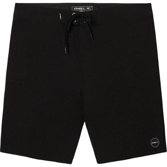 O'Neill Mens Hyperfreak Solid 19 inch boardshorts Black 31