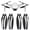 Black, variant on Master Airscrew Stealth Propellers for DJI Mini 2, Mini 2 SE, Mini SE & Mini 4K - Electric, 4 propellers in Set
