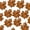 Brown, variant on Tizuqe 120 Pieces Fall Themed Acrylic Leaf Embellishments Seasonal Decoration Crafts