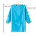 thumbnail image 2 of SagaSave Kids Art Painting Smock Children Cooking Painting Writing Aprons Long Sleeve Waterproof 8 Colors, 2 of 4