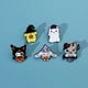 thumbnail image 2 of Sanrio-broche esmaltado de Hello Kitty, insignia de estilo oscuro Kawaii Kuromi, joyería para ropa, accesorios bonitos, regalos, 2 of 4